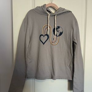 Gray Graphic Hoodie